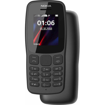 Nokia 106 Dual Sim 2018 Black (16NEBD01A02) Nokia 106 Dual Sim 2018 Black (16NEBD01A02)