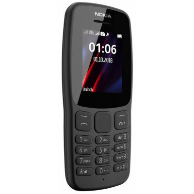 Nokia 106 Dual Sim 2018 Black (16NEBD01A02) Nokia 106 Dual Sim 2018 Black (16NEBD01A02)