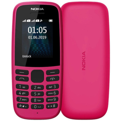 Nokia 105 Single Sim 2019 Pink (16KIGP01A13) Nokia 105 Single Sim 2019 Pink (16KIGP01A13)