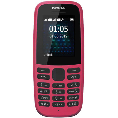 Nokia 105 Single Sim 2019 Pink (16KIGP01A13) Nokia 105 Single Sim 2019 Pink (16KIGP01A13)