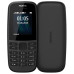 Nokia 105 Single Sim 2019 Black (16KIGB01A13)
