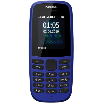 Nokia 105 Single Sim 2019 Blue (16KIGL01A13) Nokia 105 Single Sim 2019 Blue (16KIGL01A13)