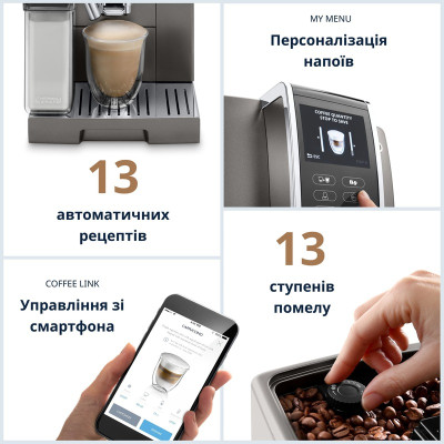 Кофемашина DeLonghi MC INT1 DL ECAM 370.95 T