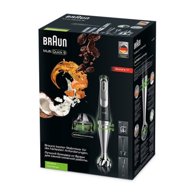 Блендер BRAUN MQ 9027 X BK Блендер BRAUN MQ 9027 X BK