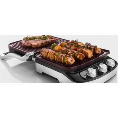 Электрогриль DeLonghi CGH 912 C Steel BK