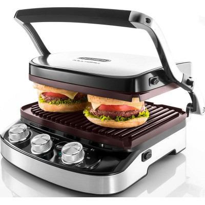Электрогриль DeLonghi CGH 912 C Steel BK