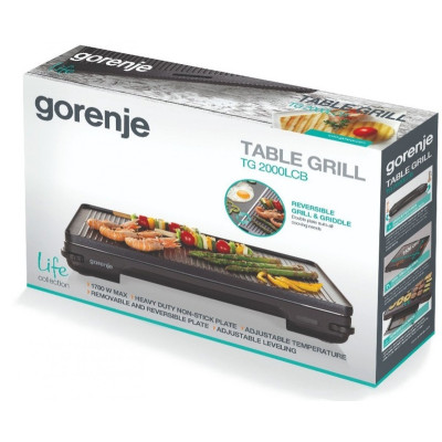 Электрогриль GORENJE TG2000LCB (KYS-890)
