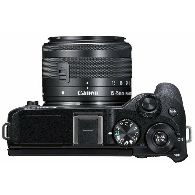 Фотоаппарат CANON EOS M6 II 15-45 IS STM Black + видоискатель EVF-DC2 (3611C053)