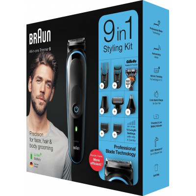 Машинка для стрижки + триммер BRAUN MGK5280 81705275