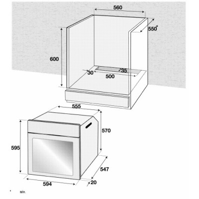 Духовой шкаф электрический Beko BIE21100B
