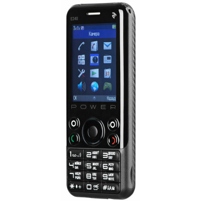 2E E240 Power Dual Sim Black (680576170088)