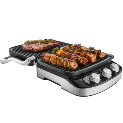 Электрогриль DeLonghi CGH 910 Steel BK Электрогриль DeLonghi CGH 910 Steel BK