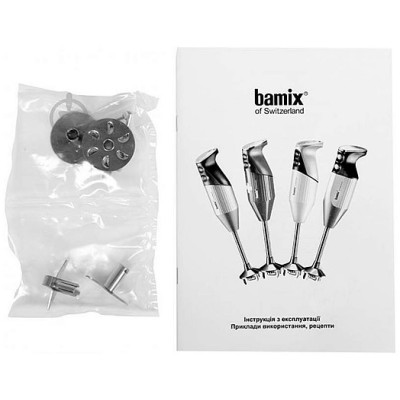 Блендер Bamix De Luxe светло-серый М180 101.356 Блендер Bamix De Luxe светло-серый М180 101.356