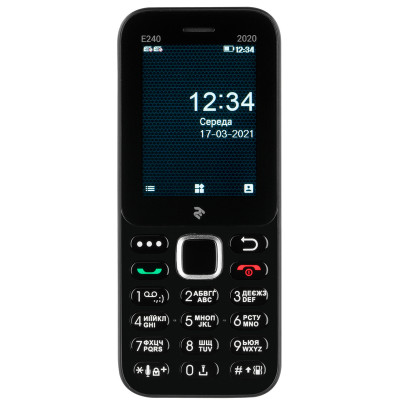 2E E240 Dual Sim 2020 Black (680576170026) 2E E240 Dual Sim 2020 Black (680576170026)
