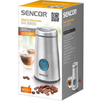 Кофемолка Sencor SCG3050SS