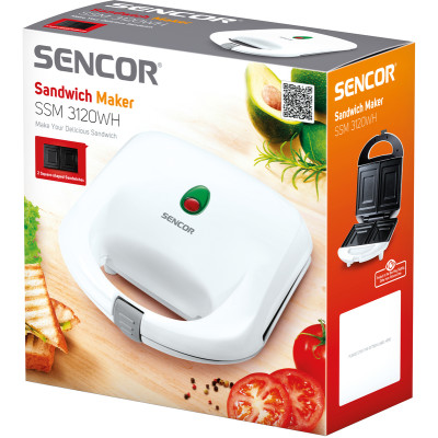 Бутербродница SENCOR SSM3120WH Бутербродница SENCOR SSM3120WH