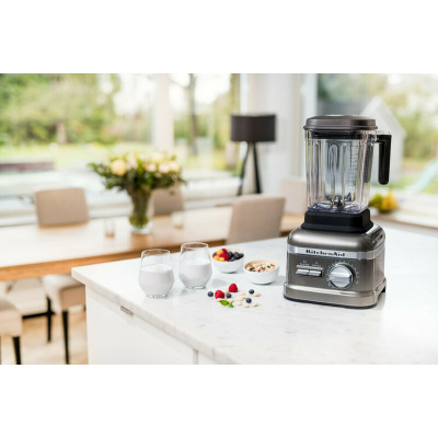 Блендер KitchenAid Power Plus 2.6 л (Серебряный медальон) 5KSB8270EMS Блендер KitchenAid Power Plus 2.6 л (Серебряный медальон) 5KSB8270EMS