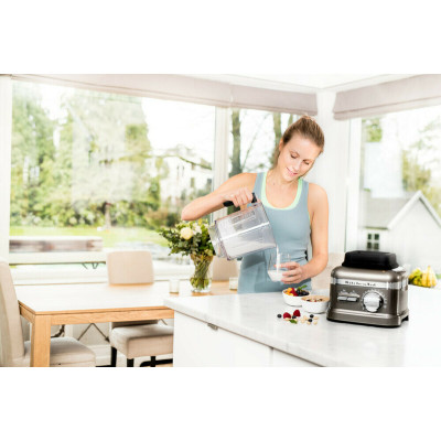 Блендер KitchenAid Power Plus 2.6 л (Серебряный медальон) 5KSB8270EMS Блендер KitchenAid Power Plus 2.6 л (Серебряный медальон) 5KSB8270EMS