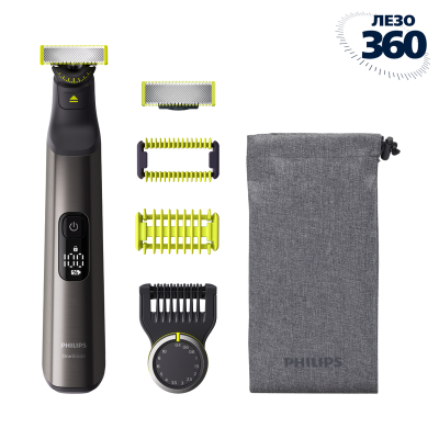 Электростанок с триммером (2-в-1) Philips OneBlade QP6551/15
