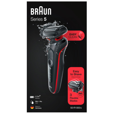 Электробритва BRAUN Series 5 51-R1000s (Black/Red) Электробритва BRAUN Series 5 51-R1000s (Black/Red)