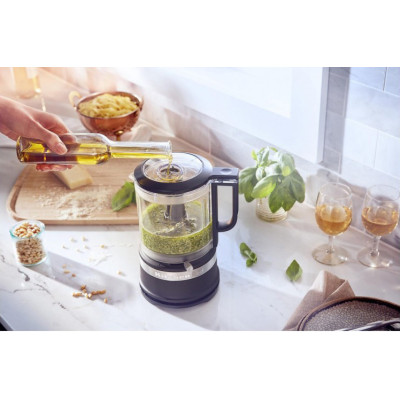 Кухонный миникомбайн KitchenAid 1,2 л (Матовый чёрный) 5KFC0516EBM Кухонный миникомбайн KitchenAid 1,2 л (Матовый чёрный) 5KFC0516EBM