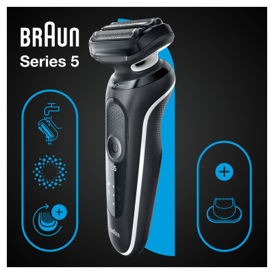 Электробритва BRAUN Series 5 51-W1200s (Black/White) Электробритва BRAUN Series 5 51-W1200s (Black/White)