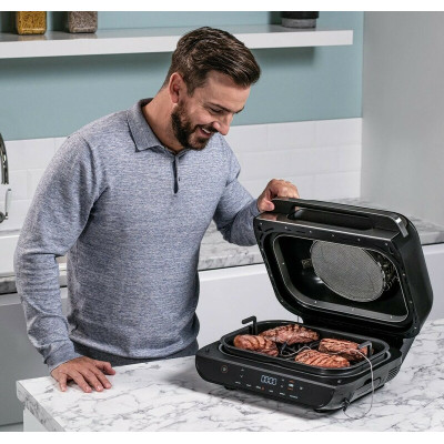 Гриль Ninja Foodi MAX Health MultiGrill & Air Fryer з Сooking probe AG551EU Гриль Ninja Foodi MAX Health MultiGrill & Air Fryer з Сooking probe AG551EU