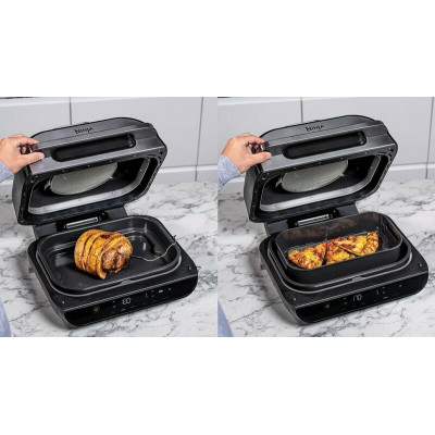 Гриль Ninja Foodi MAX Health MultiGrill & Air Fryer з Сooking probe AG551EU Гриль Ninja Foodi MAX Health MultiGrill & Air Fryer з Сooking probe AG551EU
