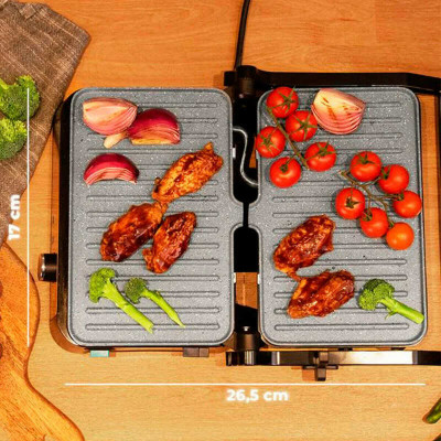 Гриль электрический CECOTEC Rock&nGrill 1500 Take&Clean Stone