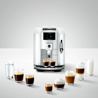 Кофемашина JURA E8 (Piano White) EB JURAEN8PW