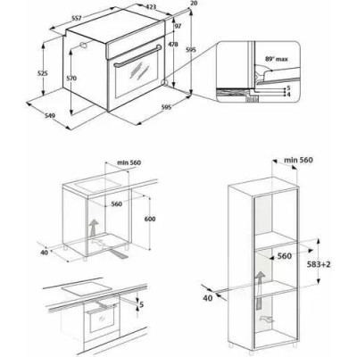 Духовой шкаф электрический Hotpoint-Ariston FA5 841 JH WH HA