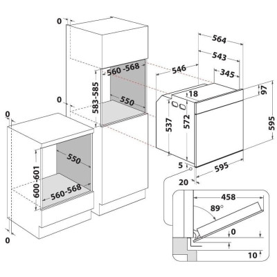 Духовой шкаф электрический Whirlpool OAKZ96200CSIX