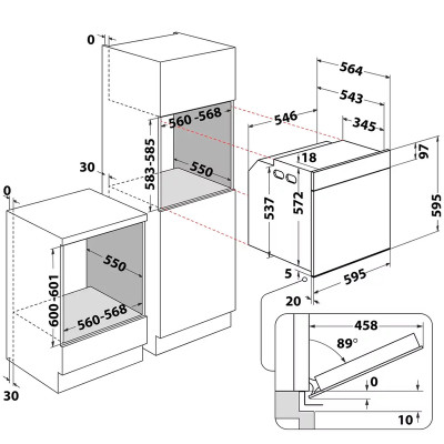 Духовой шкаф электрический Whirlpool AKZ96230S