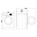 Стирально-сушильная машина Whirlpool FFWDB1176258BCVUA