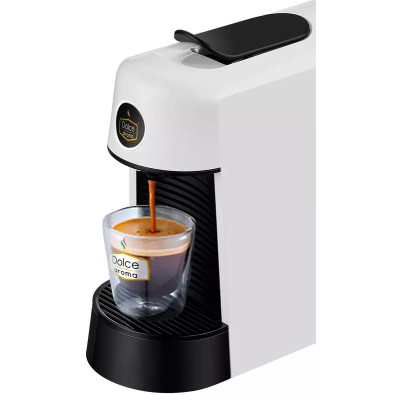 Капсульная кофеварка DOLCE AROMA PINTA с системой Nespresso белого цвета (6971626983777)