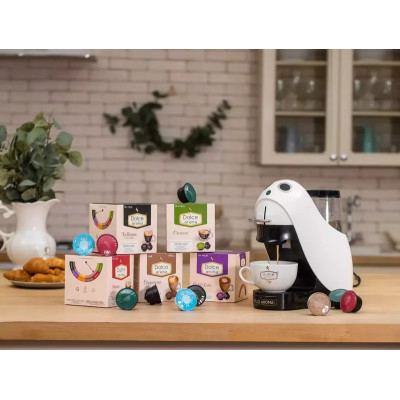 Капсульная кофеварка DOLCE AROMA "LOLA-A" с системой Dolce Gusto белая (6971626983555)