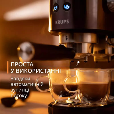 Кофеварка рожковая KRUPS VIRTUOSO+ Pump XP444G10 Кофеварка рожковая KRUPS VIRTUOSO+ Pump XP444G10