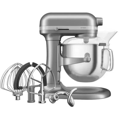 Кухонная машина KitchenAid Artisan 6,6 л 5KSM70SHXECU с подъемной чашей (Серебристый) Кухонная машина KitchenAid Artisan 6,6 л 5KSM70SHXECU с подъемной чашей (Серебристый)