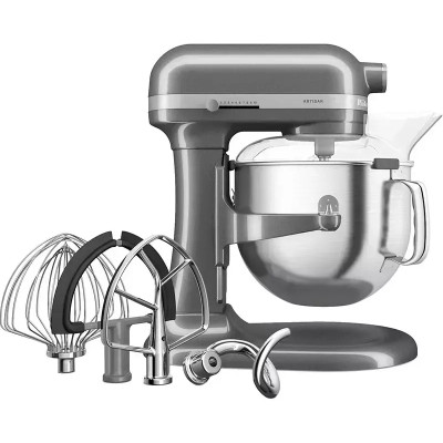 Кухонная машина KitchenAid Artisan 6,6 л 5KSM70SHXEMS с подъемной чашей (Серебряный медальон) Кухонная машина KitchenAid Artisan 6,6 л 5KSM70SHXEMS с подъемной чашей (Серебряный медальон)