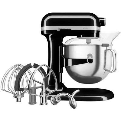 Кухонная машина KitchenAid Artisan 6,6 л 5KSM70SHXEOB с подъемной чашей (Черный) Кухонная машина KitchenAid Artisan 6,6 л 5KSM70SHXEOB с подъемной чашей (Черный)
