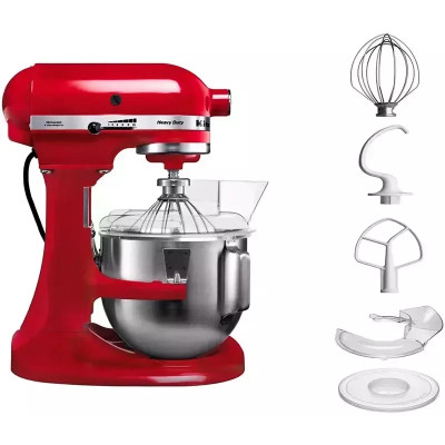 Кухонная машина KitchenAid Heavy Duty 4,8 л 5KPM5EER с откидным блоком (Красный) Кухонная машина KitchenAid Heavy Duty 4,8 л 5KPM5EER с откидным блоком (Красный)