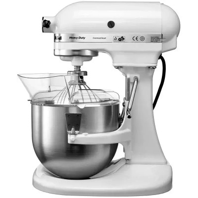 Кухонная машина KitchenAid Heavy Duty 4,8 л 5KPM5EWH с откидным блоком (Белый)