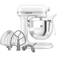 Кухонная машина KitchenAid Heavy Duty 6,6 л 5KSM70JPXEWH с подъемной чашей (Белый) Кухонная машина KitchenAid Heavy Duty 6,6 л 5KSM70JPXEWH с подъемной чашей (Белый)