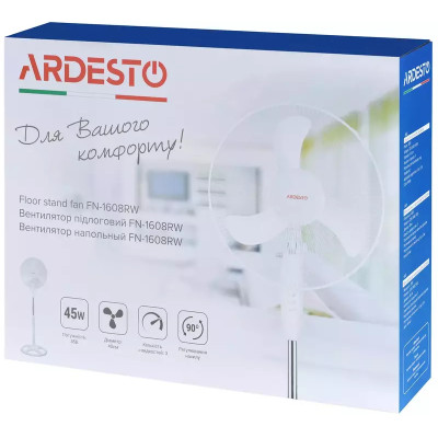 Вентилятор напольный Ardesto FN-1608RW