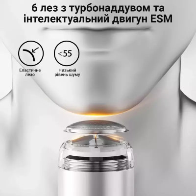 Электробритва Xiaomi Enchen Rotary Shaver X5 Silver Электробритва Xiaomi Enchen Rotary Shaver X5 Silver