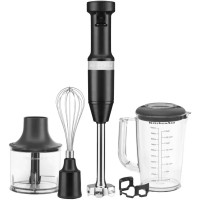Блендер KitchenAid 5KHBV83EBM погружной с аксессуарами матовый черный Блендер KitchenAid 5KHBV83EBM погружной с аксессуарами матовый черный
