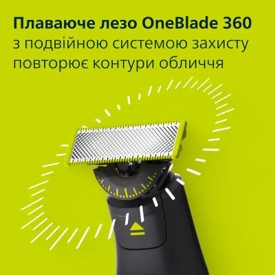 Электростанок PHILIPS OneBlade Pro 360 QP6652/61 для лица и тела Электростанок PHILIPS OneBlade Pro 360 QP6652/61 для лица и тела