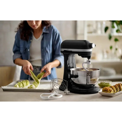 Кухонная машина KitchenAid Heavy Duty 5,2 л 5KSM55SXXEOB с откидным блоком, черный Кухонная машина KitchenAid Heavy Duty 5,2 л 5KSM55SXXEOB с откидным блоком, черный