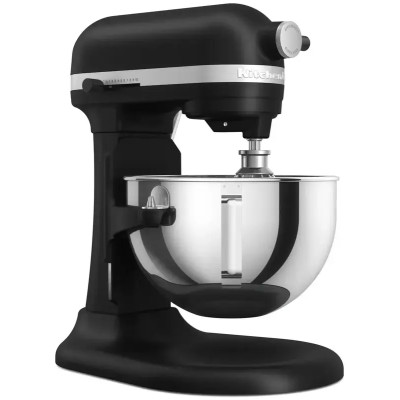 Кухонная машина KitchenAid Heavy Duty 5,2 л 5KSM55SXXEBM с откидным блоком, матовый черный Кухонная машина KitchenAid Heavy Duty 5,2 л 5KSM55SXXEBM с откидным блоком, матовый черный