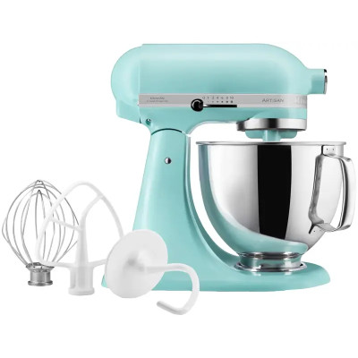 Кухонная машина KitchenAid Artisan 4,8 л 5KSM125EMI с откидным блоком, цвет минеральная вода Кухонная машина KitchenAid Artisan 4,8 л 5KSM125EMI с откидным блоком, цвет минеральная вода